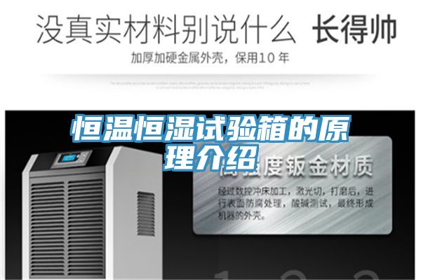恒溫恒濕試驗箱的原理介紹
