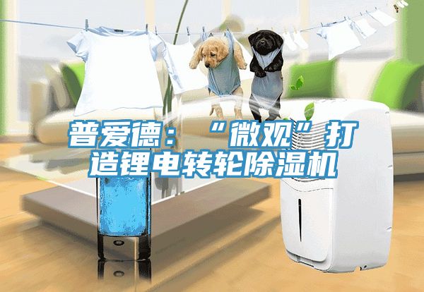 普愛德:“微觀”打造鋰電轉輪除濕機