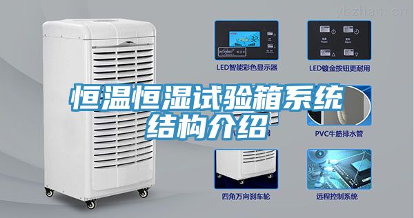 恒溫恒濕試驗箱系統結構介紹