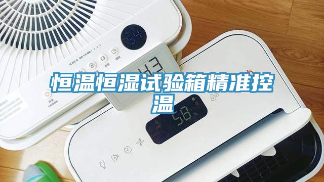 恒溫恒濕試驗箱精準控溫