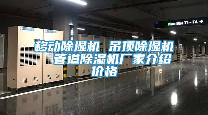 移動除濕機 吊頂除濕機 管道除濕機廠家介紹價格