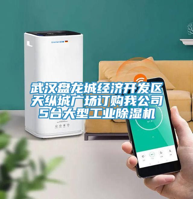 武漢盤龍城經濟開發區天縱城廣場訂購我公司5臺大型工業除濕機
