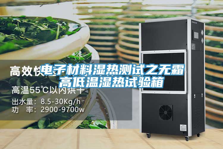電子材料濕熱測試之無霜高低溫濕熱試驗箱