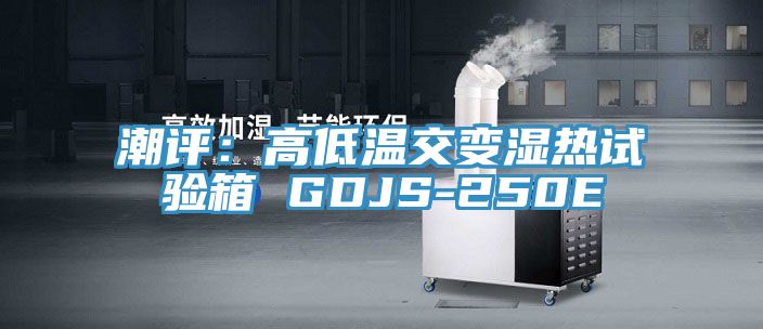 潮評(píng)：高低溫交變濕熱試驗(yàn)箱 GDJS-250E