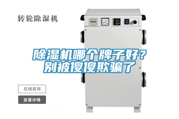 除濕機哪個牌子好?別被傻傻欺騙了