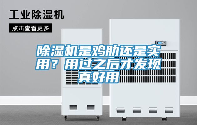 除濕機是雞肋還是實用？用過之后才發現真好用
