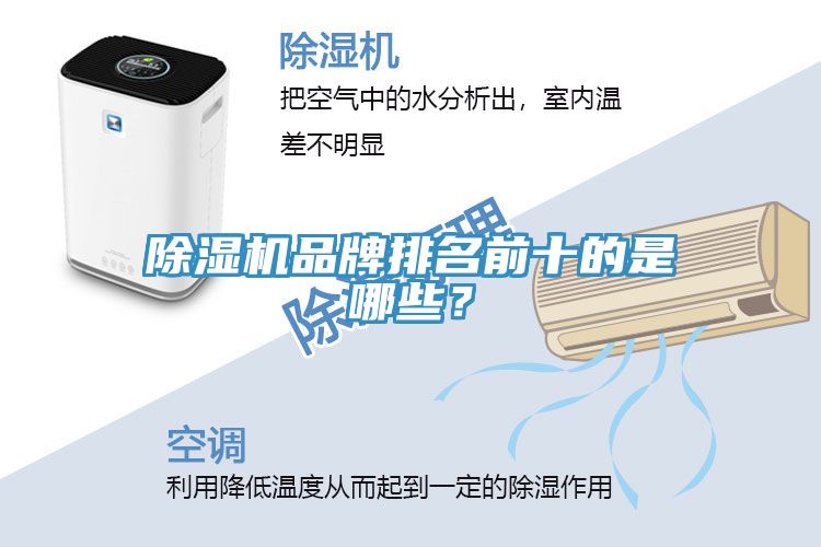 除濕機品牌排名前十的是哪些?