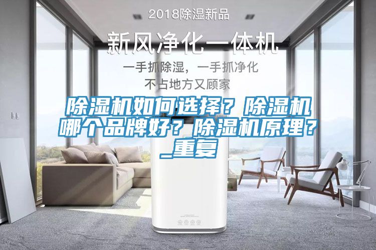 除濕機如何選擇？除濕機哪個品牌好？除濕機原理？_重復