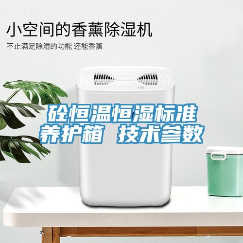 砼恒溫恒濕標準養護箱 技術參數