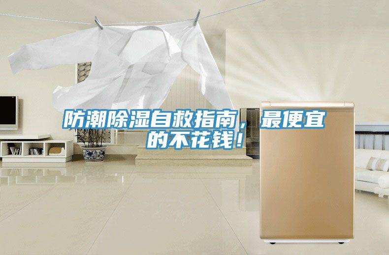 防潮除濕自救指南,最便宜的不花錢!