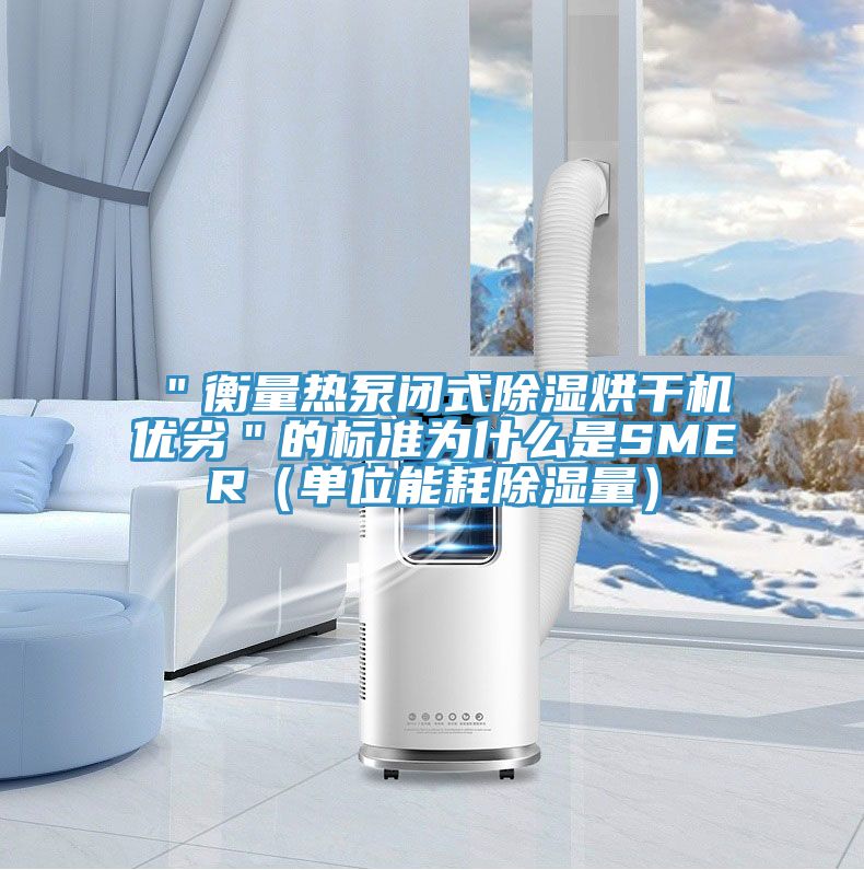 "衡量熱泵閉式除濕烘干機優劣"的標準為什么是SMER(單位能耗除濕量)