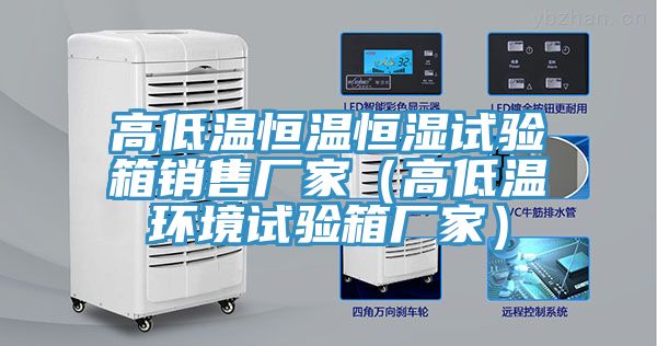 高低溫恒溫恒濕試驗箱銷售廠家(高低溫環境試驗箱廠家)