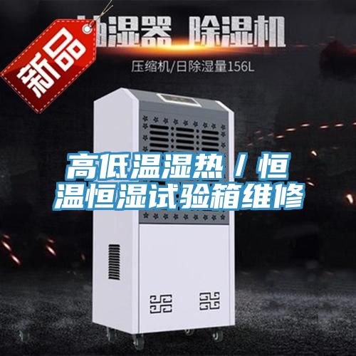 高低溫濕熱/恒溫恒濕試驗箱維修